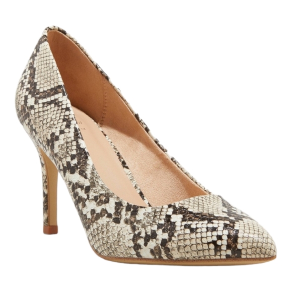 a new day Shoes - A New Day Gemma Stiletto Heels, Grey Snake Print, 8, 8.5, 9, 9.5, 10, 11